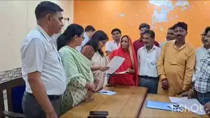 धौलपुर: पंचायत समिति सभागार में उपचुनाव में भाजपा प्रत्याशी ने जीत हासिल की