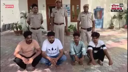 #हनुमानगढ़  हनुमानगढ़ पुलिस ने हेरोइन ( चिट्टा ) तस्करों को किया गिरफतार