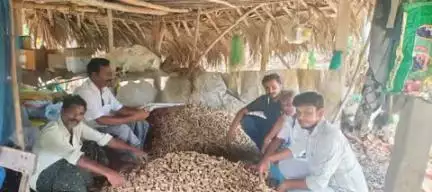 Interactive session at Torredu held to promote bio-based disease control in turmeric 
#ViksitKrishi #TurmericCultivation