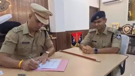 राजगढ़: राजगढ़: नवागत एसपी अमित तोलानी ने पदभार ग्रहण किया