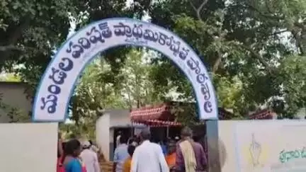 బూర్గంపహాడ్: ఉప్పుసాక గ్రామంలో నేడు భూ భారతి గ్రామసభ రెవెన్యూ అధికారులు నిర్వహించారు