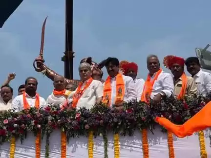 జగ్గయ్యపేటలో చత్రపతి శివాజీ మహారాజ్ విగ్రహావిష్కరణ చేసిన మంత్రి సత్య కుమార్ యాదవ్, ఎమ్మెల్యే శ్రీరామ్ రాజగోపాల్