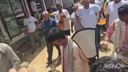 चरखी दादरी: च.दादरी में विधायक सुनिल सांगवान ने किया गली का उद्घाटन, लोगों ने किया जोरदार स्वागत
