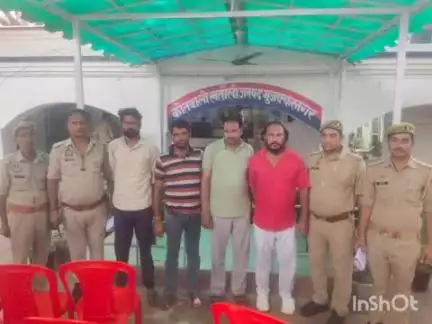 खतौली: खतौली पुलिस ने मुखबिर खास की सूचना पर मारपीट प्रकरण के चार आरोपियों को गिरफ्तार कर जेल भेजा
