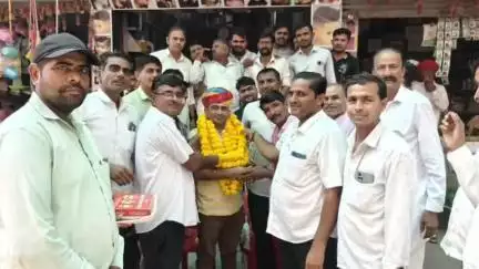 सांचोर: राजस्थान नगर पालिका फेडरेशन की सांचौर इकाई के अध्यक्ष पद पर विजय पुरोहित के निर्वाचित होने पर किया गया स्वागत