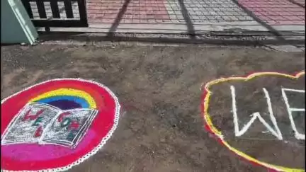 कळवण: किड्स लर्निंग स्कूल भेंडी येथे विद्यार्थ्यांचे व सीबीएसई बोर्डाचे केले स्वागत