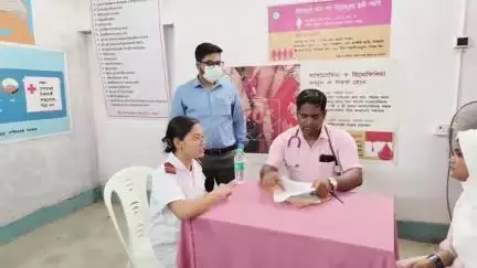 বারাসাত ১: প্রধানমন্ত্রী সুরক্ষিত মাতৃত্ব অভিযান: ছোট জাগুলিয়া স্বাস্থ্য কেন্দ্রে বিশেষ স্বাস্থ্য শিবির