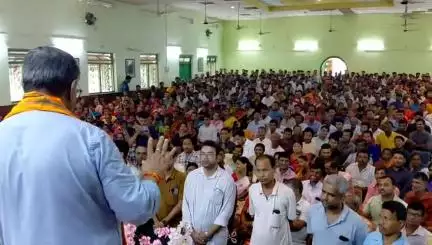 সাব্রুম: সাব্রুম পুরাতন টাউন হলে কৃষিমন্ত্রীর উপস্থিতিতে বিকশিত কৃষি সংকল্প অভিযানের আয়োজন