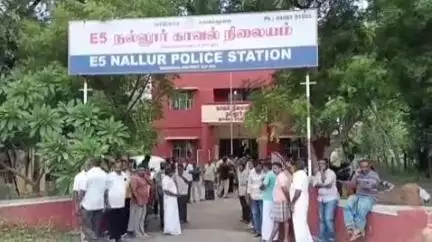 பரமத்தி வேலூர்: மூதாட்டி கொலை வழக்கு தொடர்பாக உறவினர்கள், ஊர் பொதுமக்களிடம் நல்லூர் காவல் நிலையத்தில் SP ராஜேஷ்கண்ணன் விசாரணை