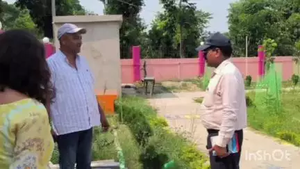 हसनपुर: हसनपुर प्रखंड के चार पंचायतों में खेल मैदान निर्माण कार्य का डीडीसी ने किया निरीक्षण