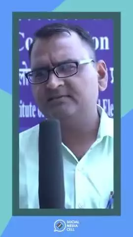 "BLO is just like a friend, Philosopher & Guide" Ashok Kumar, a BLO supervisor from Rajasthan shared his experience of 2-days training programme organised by ECI at IIIDEM ✨