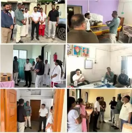 मा. मुख्य कार्यकारी अधिकारी जि प धाराशिव मा. श्री. मैनाक घोष सर तसेच मा. जिल्हा आरोग्य अधिकारी जि प धाराशिव मा. डॉ हरिदास सर यांनी ताकविकी येथील डेंग्यू रुग्ण च्या घरी भेट.