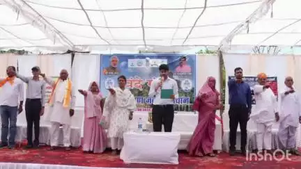 सलूम्बर: जिला कलेक्टर व विधायक ने अमलोदा में नर्सरी विकास कार्य का शिलान्यास किया, 'वंदे गंगा अभियान' में जिलेवासियों का पर्यावरण