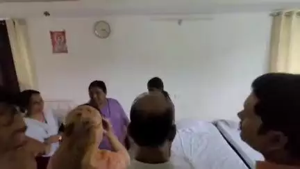 देवास नगर: केंद्रीय राज्य मंत्री उषा ठाकुर ने किया वन स्टॉप सेंटर का निरीक्षण