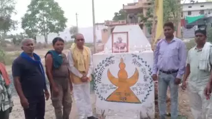 मस्तुरी: भगवान बिरसा मुंडा की 125वीं पुण्य तिथि रामनगर बिरसा मुंडा चौक में मनाई गई
