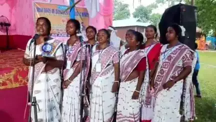 কুমারগ্রাম: রাধানগরে জয় বিরসা মুন্ডা উলগুলানের উদ্যোগে বীর বিরসা মুন্ডার ১২৫তম শহিদ দিবস পালন করা হল