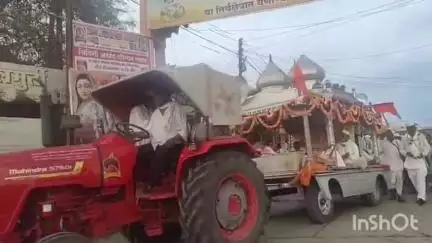पायी दिंडीचे लिंबागणेश येथे आगमन