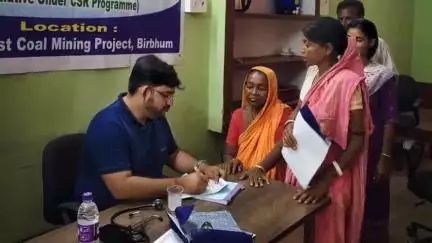 খয়রাশোল: কোল মাইনিং প্রকল্প এলাকায় আয়োজিত চিকিৎসা শিবির
