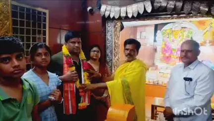 పాపన్నపేట్: , ఏడుపాయల వన దుర్గ భవాని దర్శించుకున్న జిల్లా ఎస్పీ శ్రీనివాసరావు