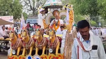धनोरा: छपारा नगर में वैनगंगा नदी तट से अवधिया समाज ने निकाली शोभायात्रा