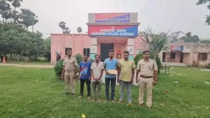 ଛେଣ୍ଡିପଦା: ଅମାନ୍ତପୁରୁ ପଞ୍ଚାୟତ କାର୍ଯ୍ୟାଳୟ ନିକଟରୁ ବ୍ରାଉନ ସୁଗାର ଜବତ ୪ ଗିରଫ l