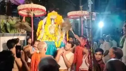रामगंजमण्डी: चेचट में भगवान वेंकटेश्वर का नगर भ्रमण कराया गया, भक्तों ने जगह-जगह की पूजा-अर्चना