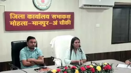 कलेक्ट्रेट में प्रभारी कलेक्टर ने ट्रांसफर नीति और धरती आबा जनजाति ग्राम उत्कर्ष अभियान पर ली बैठक