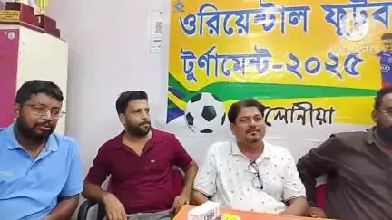 বিলোনিয়া: বিলোনিয়া ওরিয়েন্টাল ক্লাবে  অনুষ্ঠিত হয় সাংবাদিক সম্মেলন