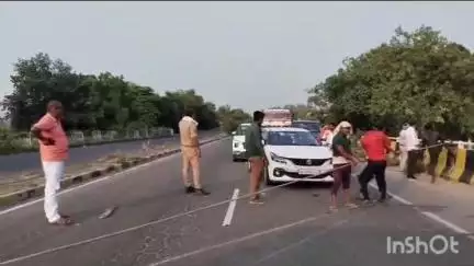 हर्रैया: कप्तानगंज क्षेत्र के गंगापुर के पास हाईवे पर हाई टेंशन तार बदलने के कारण कई घंटे तक लगा रहा जाम