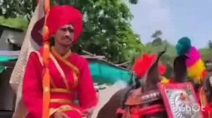 नाशिक: आडगाव येथे संत निवृत्तीनाथ महाराज पालखी मानाच्या अश्वांची काढण्यात आली मिरवणूक