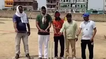 कुदरा: बघेल हाई स्कूल पुसौली के मैदान पर पुसौली और डेहरी ऑन सोन के बीच हुआ एकदिवसीय क्रिकेट मैच, पुसौली ने 80 रन से जीता