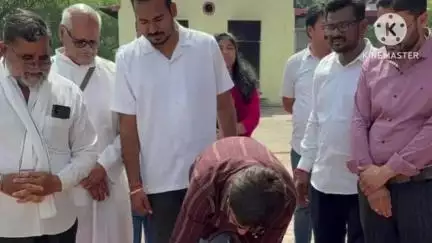 छिंदवाड़ा नगर: छिंदवाड़ा: सांसद विवेक बंटी साहू ने मोक्ष धाम में चार सेट का किया भूमि पूजन
