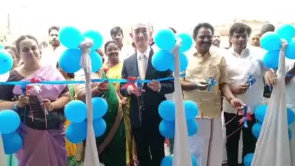 காஞ்சிபுரம்: திருக்காலிமேட்டில்  6 கோடி ரூபாய் மதிப்பீட்டில் அதிநவீன வசதிகளுடன் அரசு பள்ளி கட்டிடம் காஞ்சிபுரம் எம்எல்ஏ திறந்து வைத்தார்