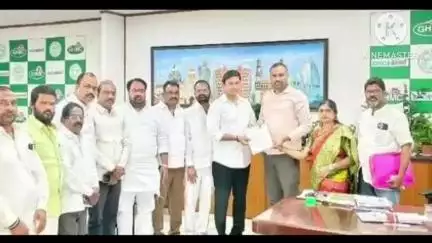 శామీర్‌పేట: మల్కాజ్గిరి నియోజకవర్గంలోని సమస్యలపై జిహెచ్ఎంసి కమిషనర్ కు ఎమ్మెల్యే రాజశేఖర్ రెడ్డి వినతి