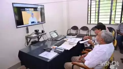 విజన్ ఆక్షన్ ప్లాన్‌పై వర్చువల్‌గా ముఖ్యమంత్రి నిర్వహించిన కార్యక్రమంలో పాల్గొన్న చంద్రగిరి ఎమ్మెల్యే పులివర్తి నాని
