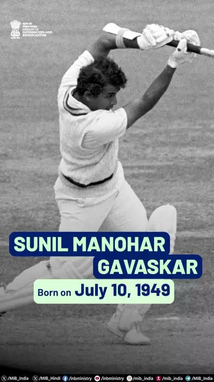 Celebrating the journey of a legend who redefined Indian cricket. Here's to the timeless legacy of Sunil Gavaskar.
