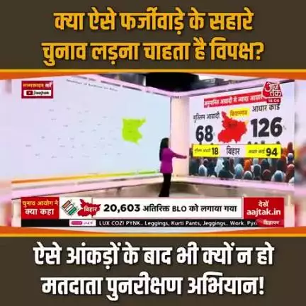 जनता का समर्थन नहीं मिल रहा, तो नकली वोटरों का सहारा ले रहा विपक्ष — क्या हार का डर इतना हावी है?