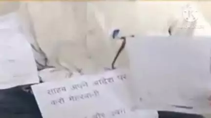 मेजा: विकलांग की जमीन पर दबंग का कब्जा, लेखपाल की भूमिका संदिग्ध, तहसील पर दिया धरना और न्याय की लगाई गुहार