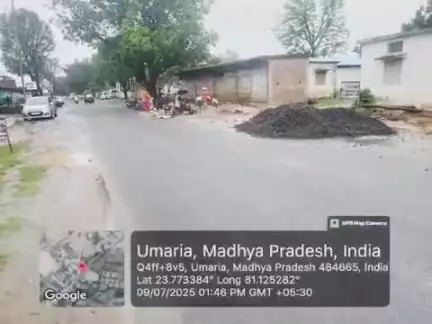 मानपुर नगर में हो रहे नाली निर्माण में किया जा रहा जमकर भ्रष्टाचार-उठी जांच और कार्रवाई की मांग।