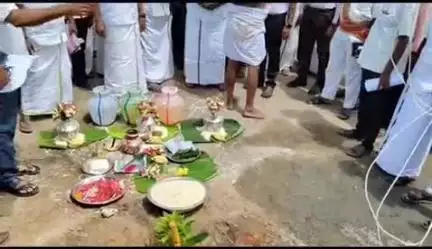 குன்னம்: நல்லறிக்கை, காடூரில் சாலை சீரமைப்பு மற்றும் குடிநீர் சுத்திகரிப்பு நிலையம் அமைக்கும் பணியை தொடங்கி வைத்த அமைச்சர் சிவசங்கர்