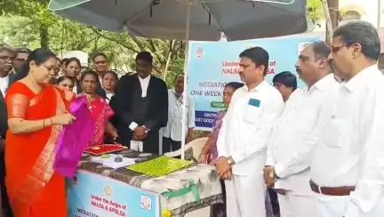 రాజమండ్రి సిటీ: మధ్యవర్తిత్వం ద్వారా ప్రశాంత వాతావరణం లో కేసులు పరిష్కరించుకోవాలి.:  జిల్లా ప్రధాన న్యాయమూర్తి గంధం సునీత