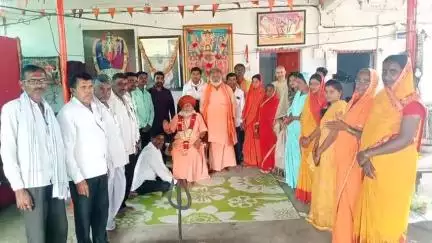 औंढा नागनाथ: पद्मावती मंदिर संस्थान येथे गुरुपौर्णिमा उत्सव साजरा,मठाधिपती प.पूज्य डॉ.पद्मनाभ गिरी महाराजांचे भाविकांनी घेतले दर्शन