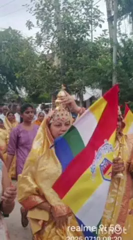 डीग: जैन आचार्य विनीत सागर महाराज ने चातुर्मास के लिए जल महलों की नगरी डीग में किया मंगल प्रवेश