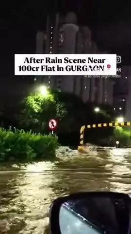 gurgaon mebarish k bad yhn ka haal aesa ho jta h  bhot gnda hal h yhn ka h