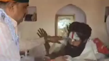 कोटपूतली में राज्य सरकार के आदेश अनुसार साधु संतों का स्वागत और सम्मान किया गया