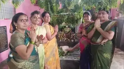 తునిలో స్వయంభు భద్రకాళి దివ్య క్షేత్రంలో వైభవంగా శాకాంబరీ ఉత్సవాలు