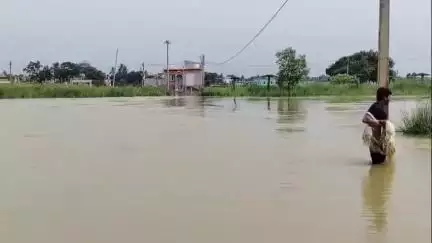 আউশগ্রাম ১: একটানা বৃষ্টির জেরে কুনুর নদীর জলে ডুবে গেল গুসকরা শহরের মেলবন্ধন সেতু, দুর্ভোগে বাসিন্দারা