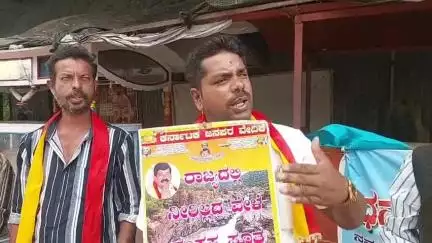 ಚನ್ನಪಟ್ಟಣ: ಇಚ್ಛಾಶಕ್ತಿ ಕೊರತೆಯಿಂದ ಕೆರೆಗಳಿಗೆ ನೀರಿಲ್ಲ: ಪಟ್ಟಣದಲ್ಲಿ ಕಕಜವೇ ಜಿಲ್ಲಾಧ್ಯಕ್ಷ ಯೋಗೀಶ್ ಗೌಡ
