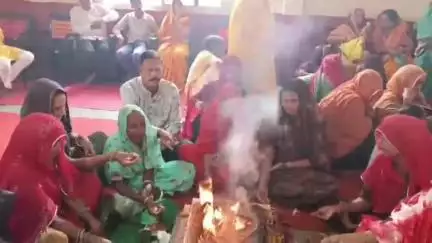 शामगढ़: शामगढ़ के गायत्री शक्तिपीठ सगोरीया रोड स्थित शक्तिपीठ पर कई कार्यक्रम हुए, हवन-पूजन भी किया गया