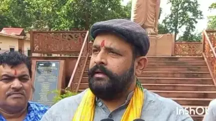 उदयपुर: रामगढ़ में आयोजित धर्मांतरण एकदिवसीय कार्यक्रम में धर्म रक्षक अखिल भारतीय घर वापसी प्रमुख प्रबल प्रताप सिंह जूदेव शामिल